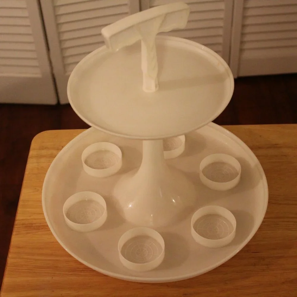 Vintage Tupperware Classic Carousel Tiered Caddy